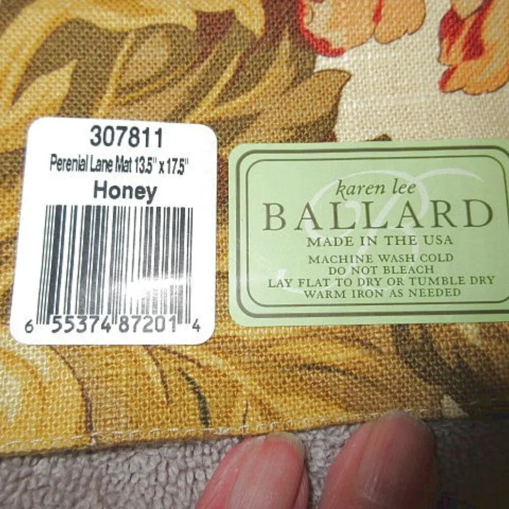 4X Lot Ballard Perenial Lane Floral Placemats & Napkins Regency French Country